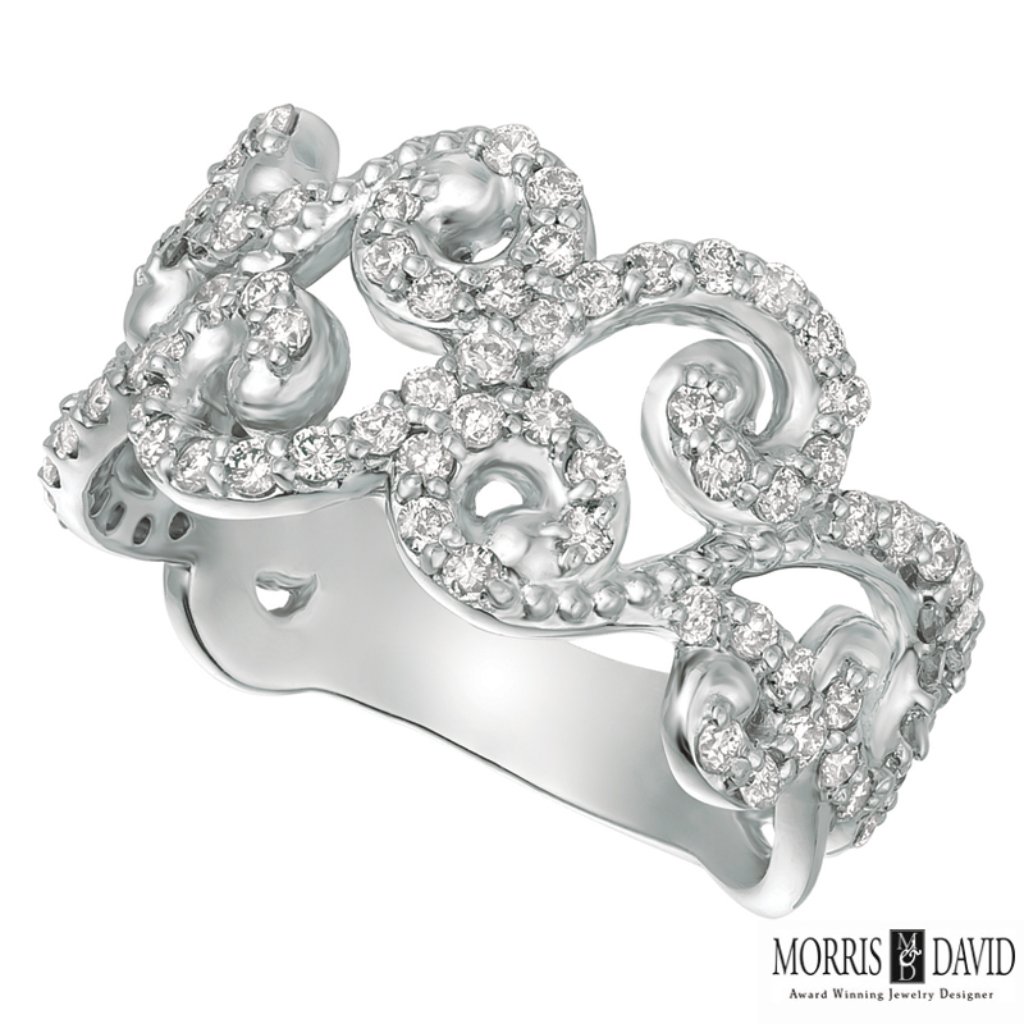 080 Ct Natural Round Cut Diamond Ring